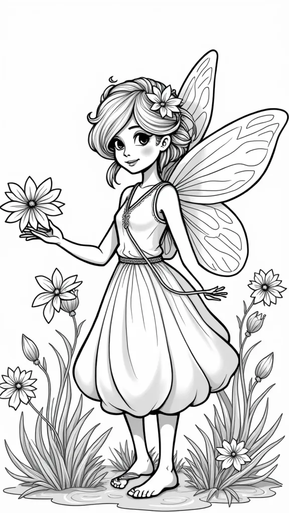 thumbelina coloring pages